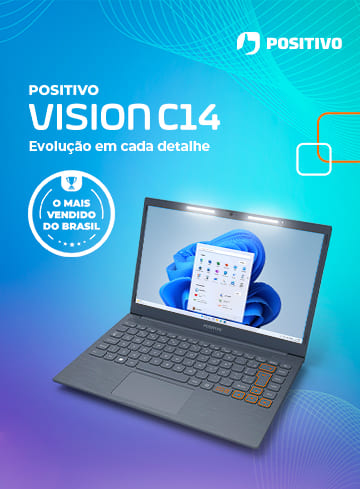 Notebook Positivo Vision C14 Intel® Celeron® N4500 Windows 11 Home